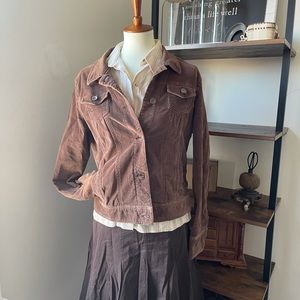 SO Brand Brown Corduroy Button Up Jacket Women’s XL